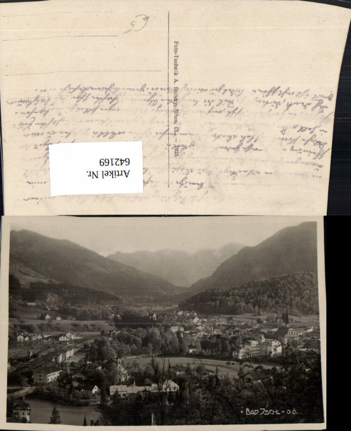 642169,Foto Ak Bad Ischl Ansicht