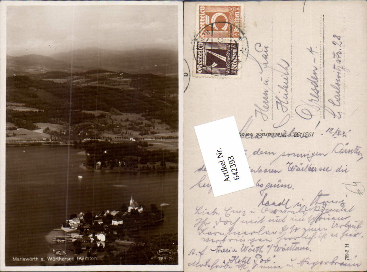 Alte Ansichtskarte – Old Postcard