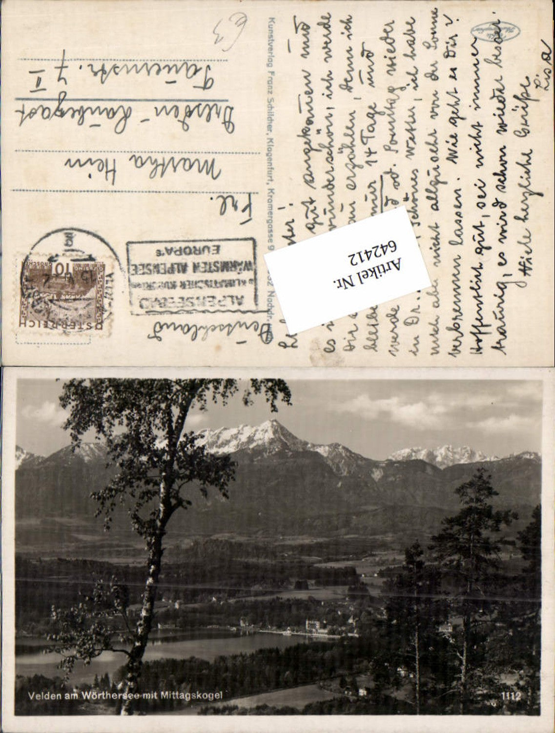 Alte Ansichtskarte – Old Postcard