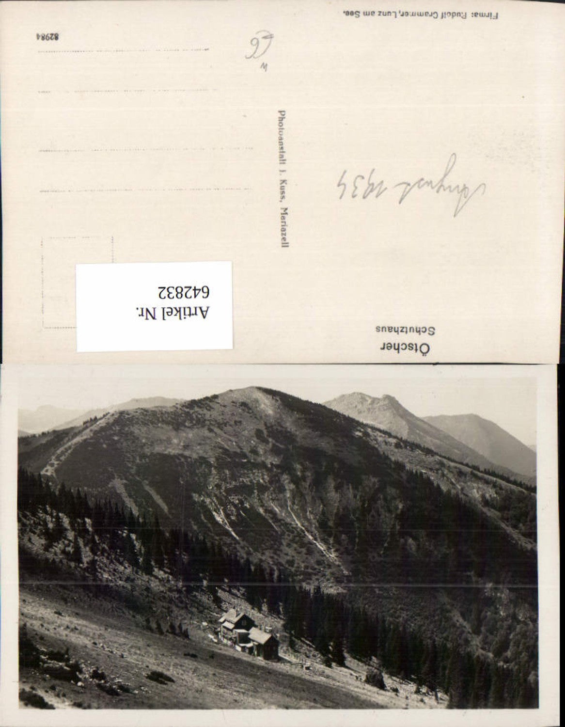 642832,Ötscher Schutzhaus bei Lackenhof pub J. Kuss