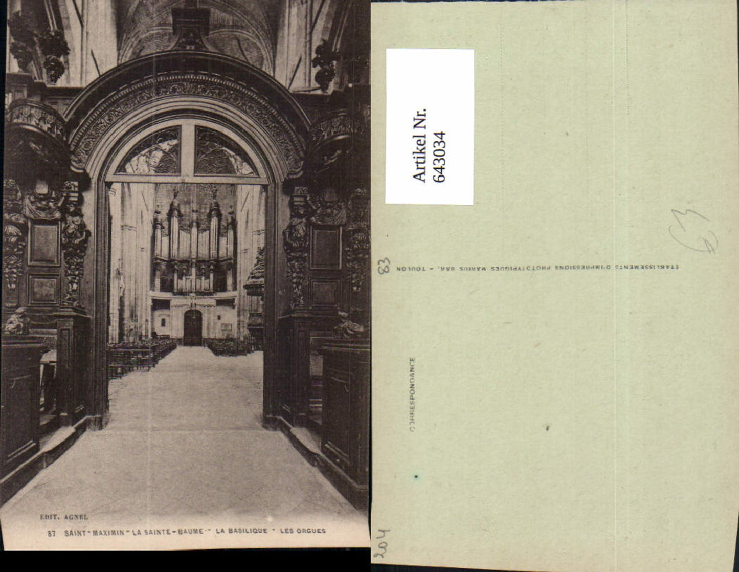 Alte Ansichtskarte – Old Postcard