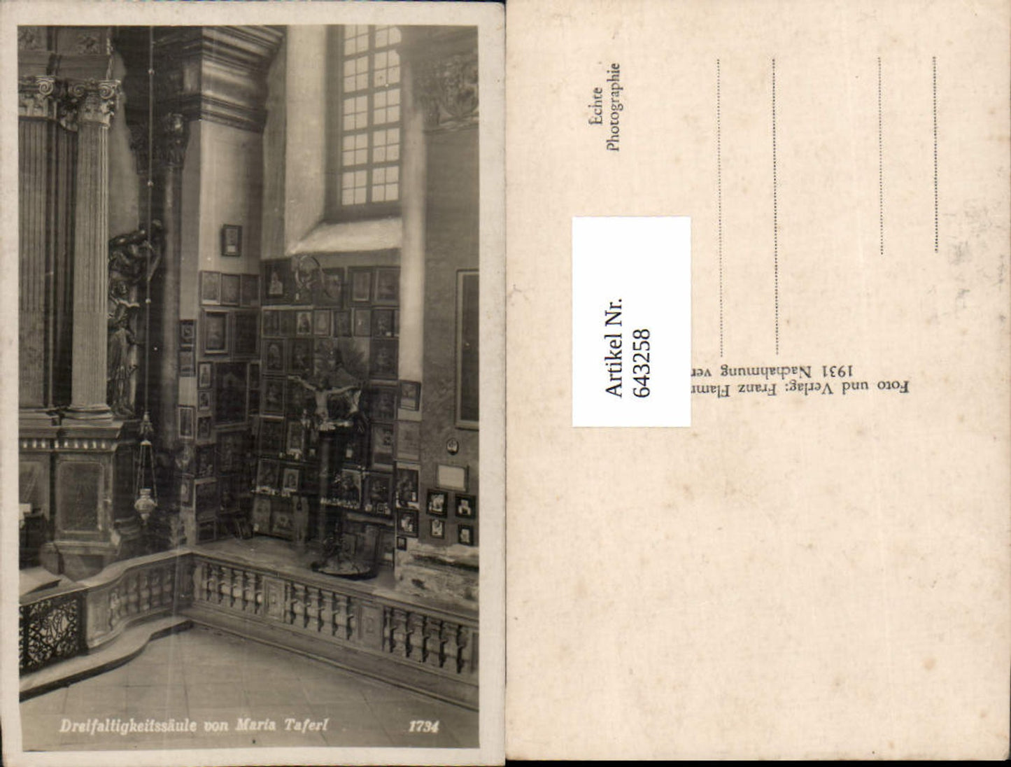 643258,Maria Taferl Marbach Dreifaltigkeitssäule