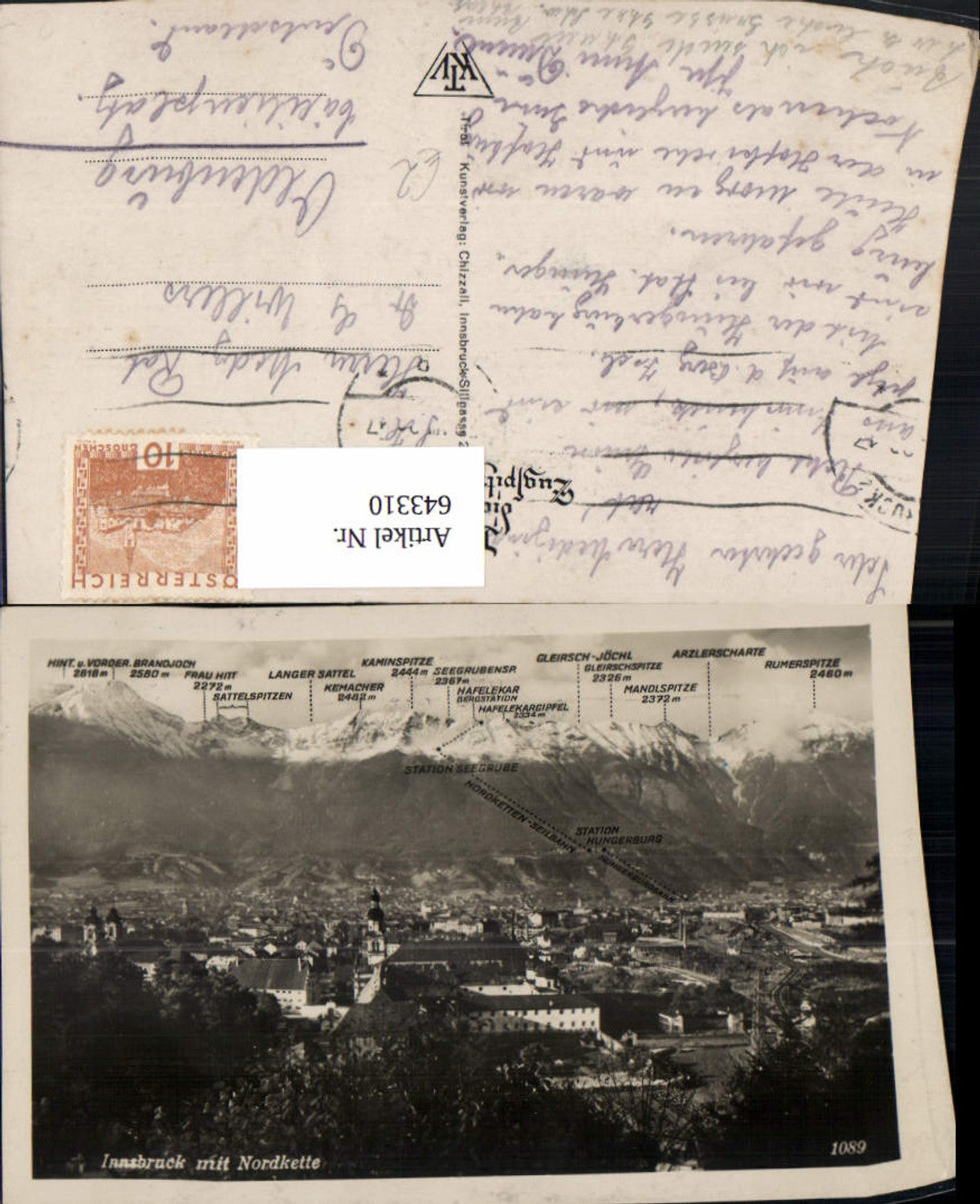 Alte Ansichtskarte – Old Postcard