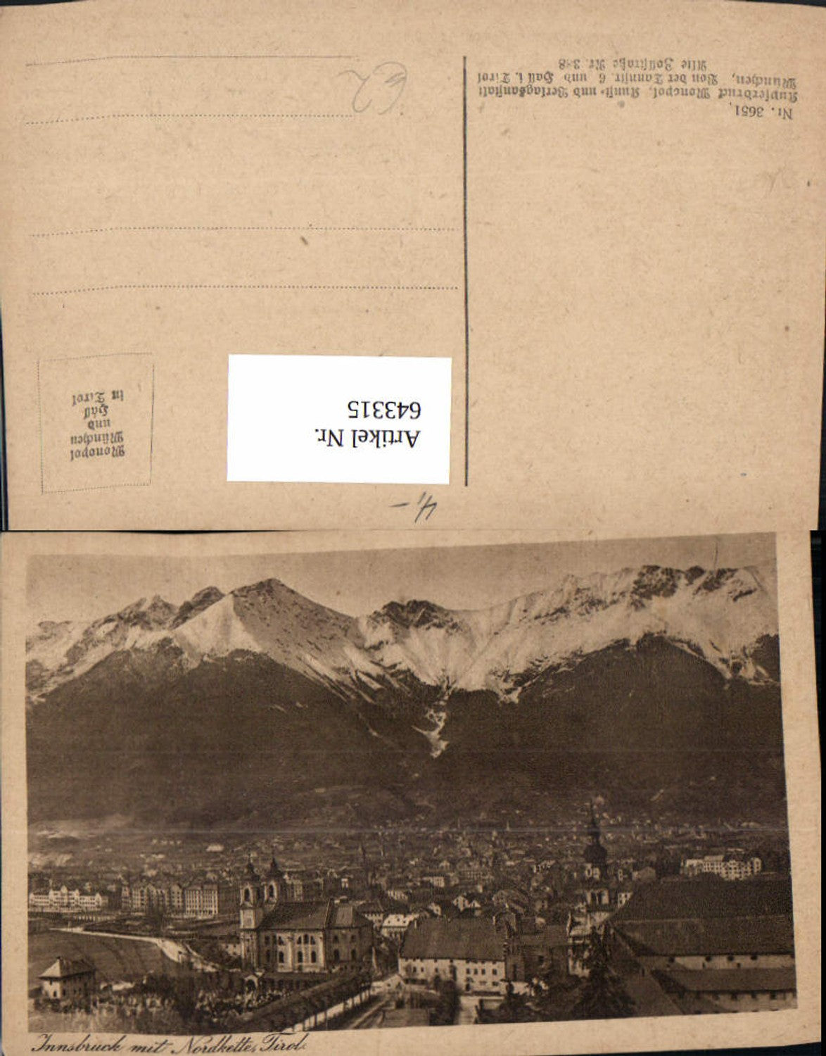 Alte Ansichtskarte – Old Postcard