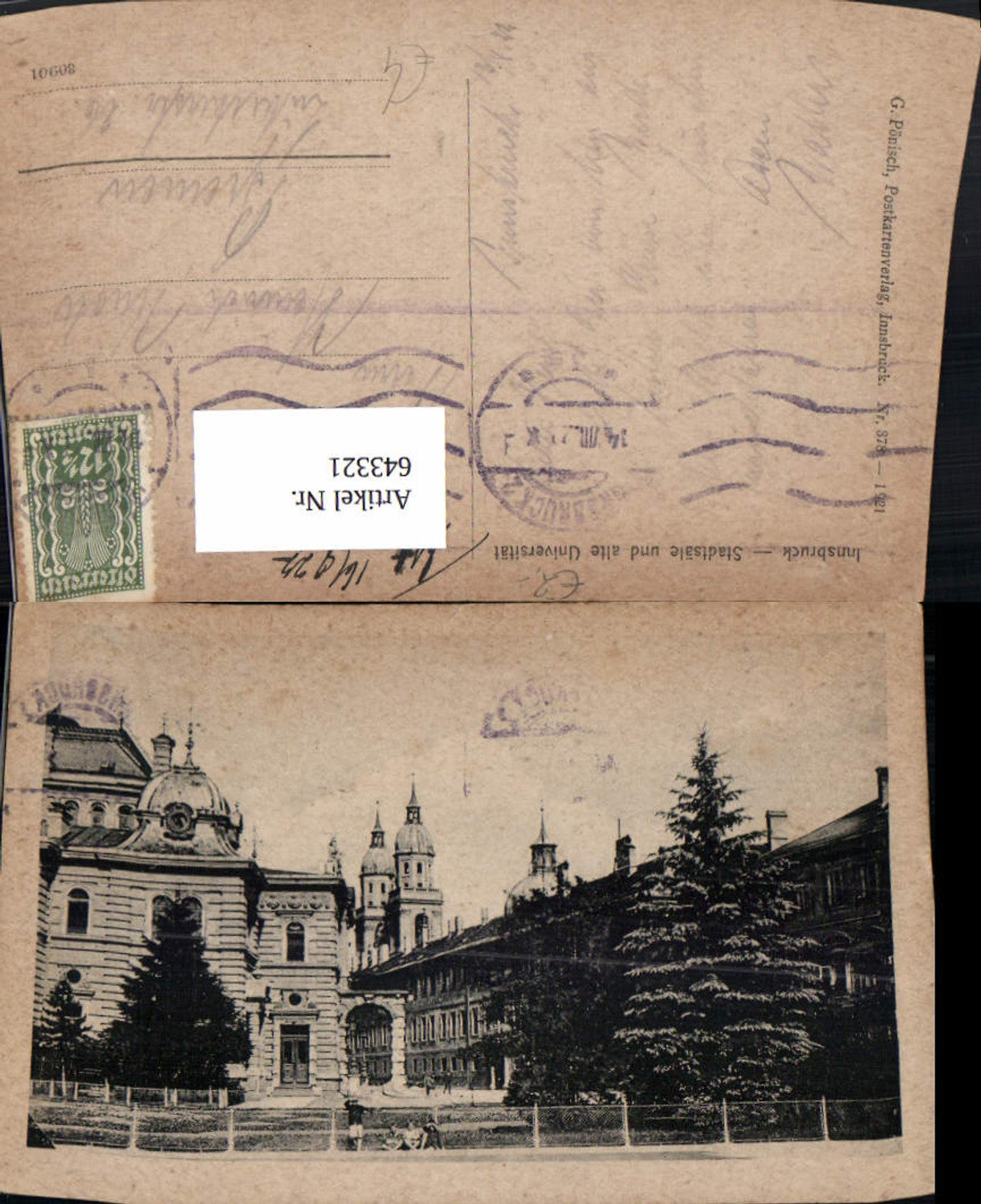 Alte Ansichtskarte – Old Postcard