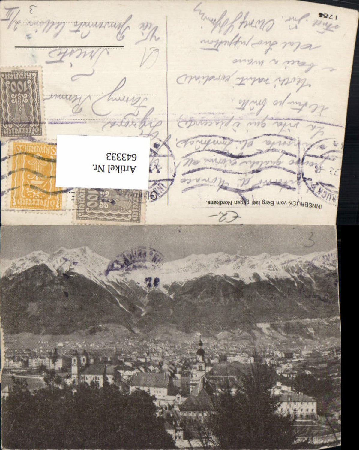 Alte Ansichtskarte – Old Postcard