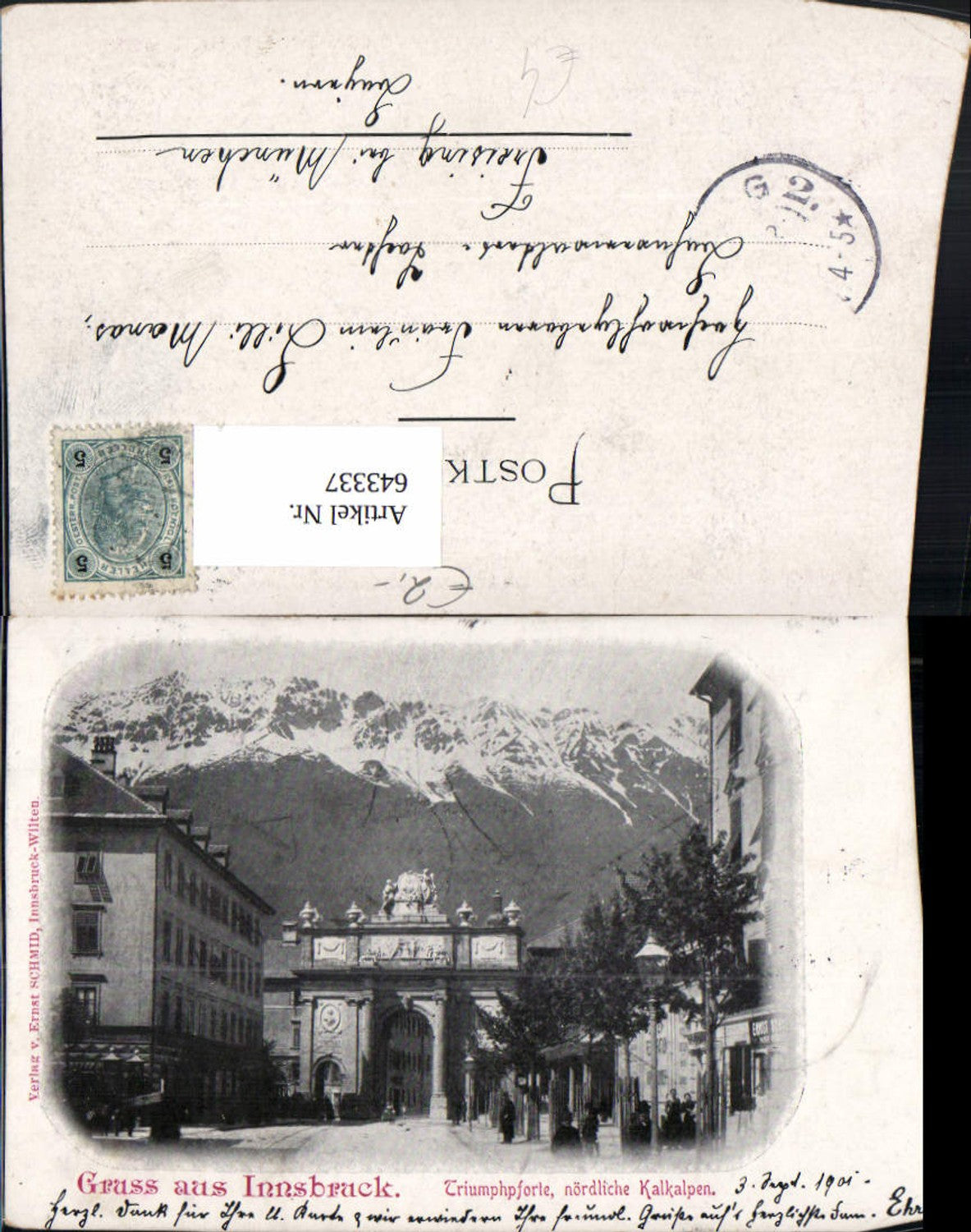 Alte Ansichtskarte – Old Postcard