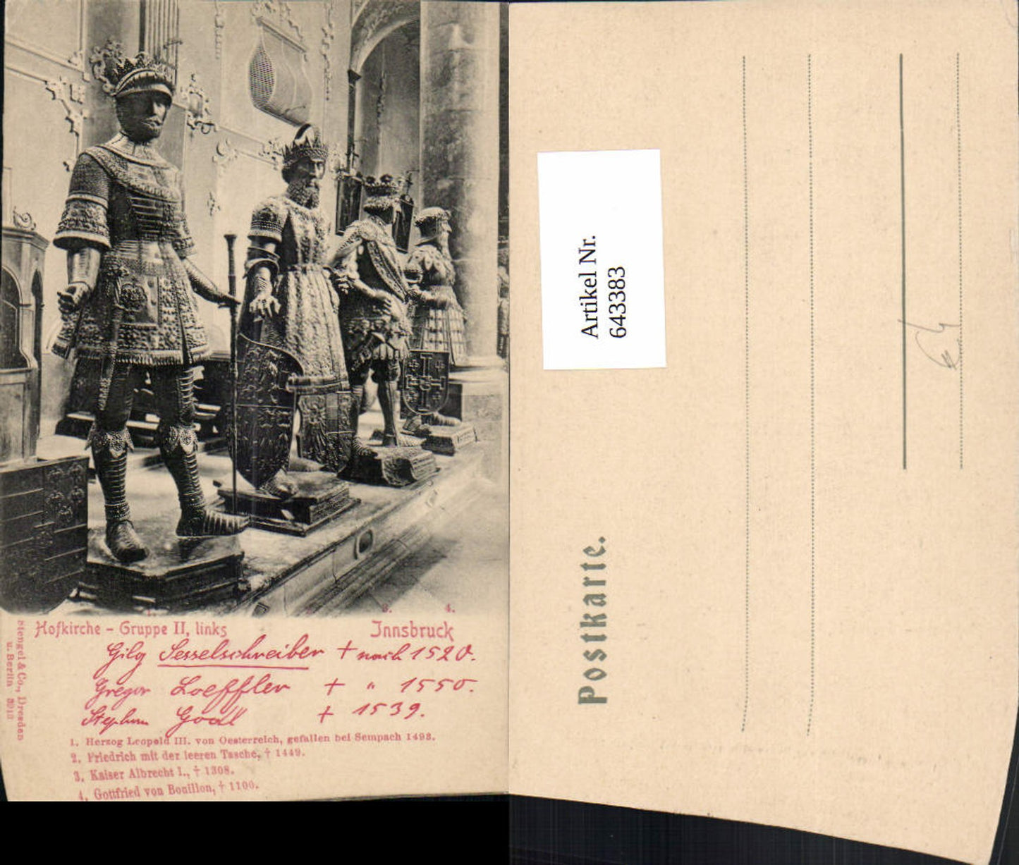 Alte Ansichtskarte – Old Postcard