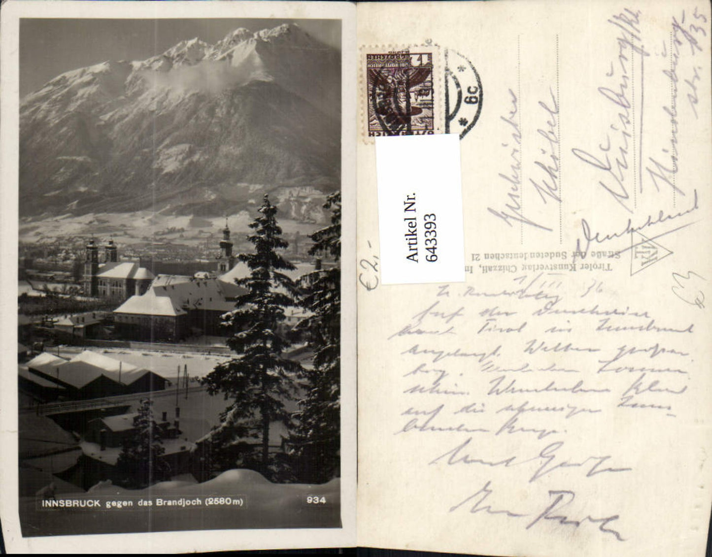 Alte Ansichtskarte – Old Postcard