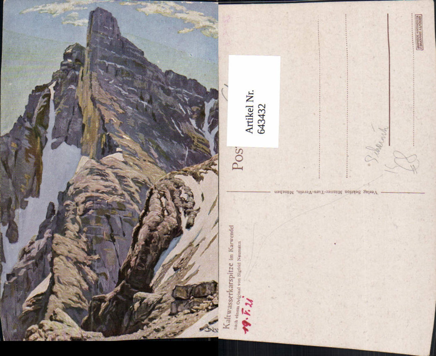 Alte Ansichtskarte – Old Postcard