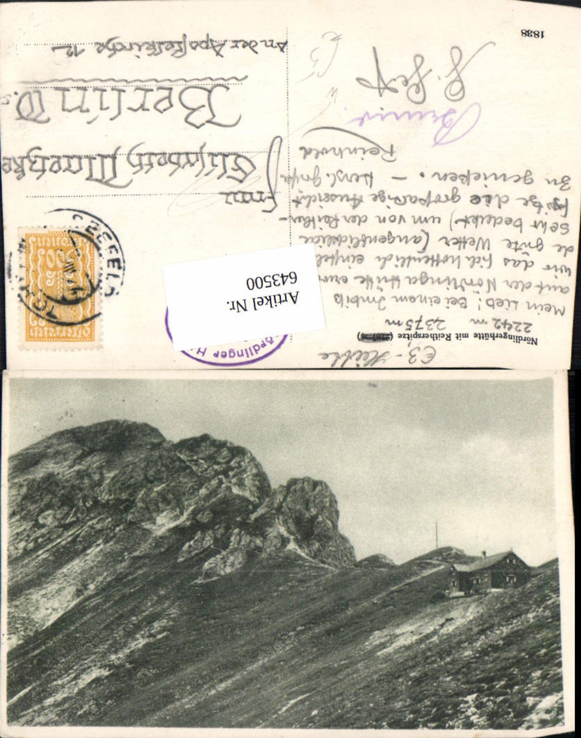 Alte Ansichtskarte – Old Postcard