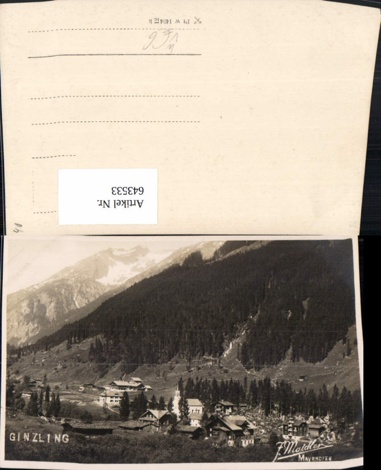 Alte Ansichtskarte – Old Postcard