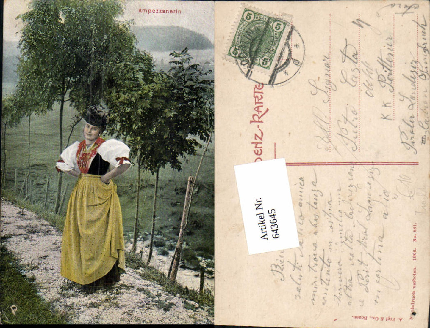 Alte Ansichtskarte – Old Postcard