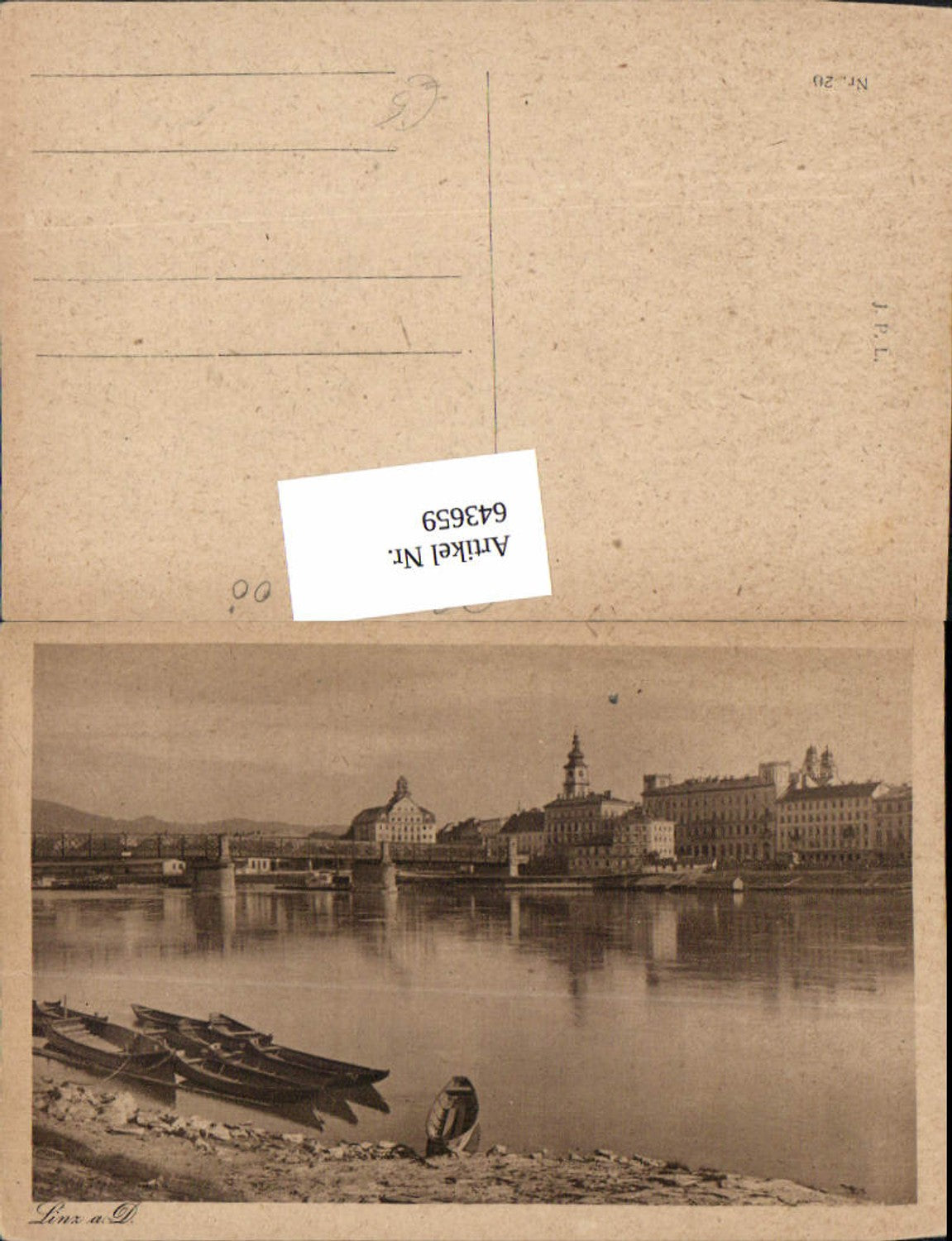 643659,Linz an der Donau Uferpartie Boote Boot Brücke Urfahr