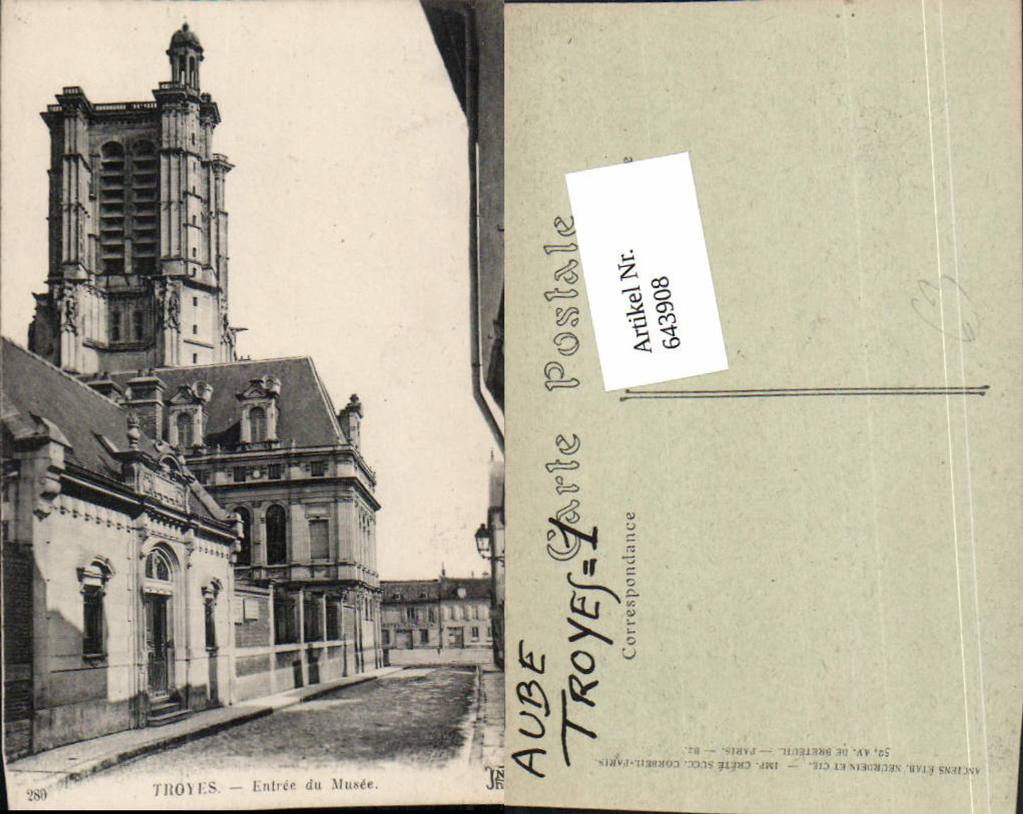 643908,Troyes Aube Musee Entree
