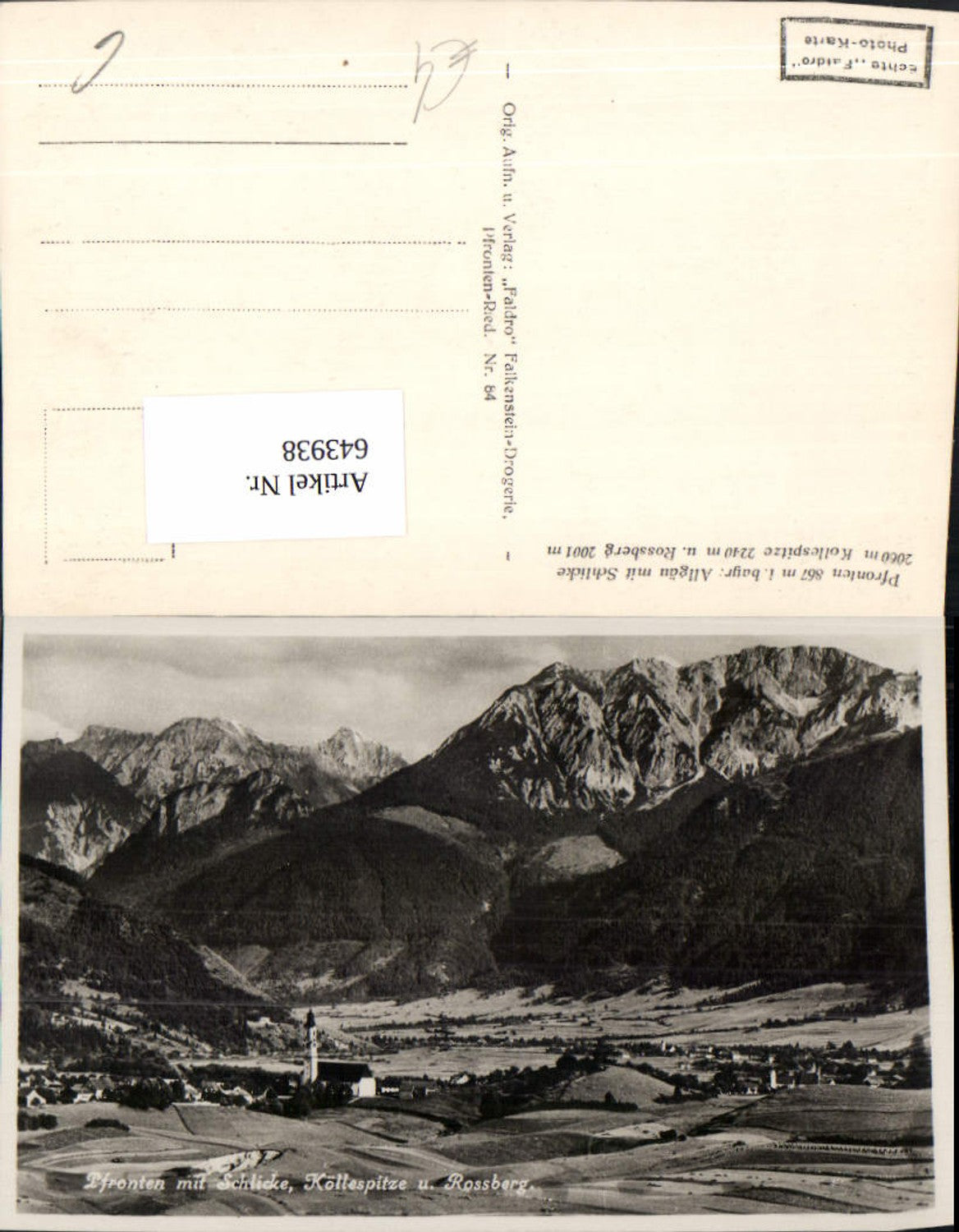 643938, Pfronten im Allgäu Rossberg