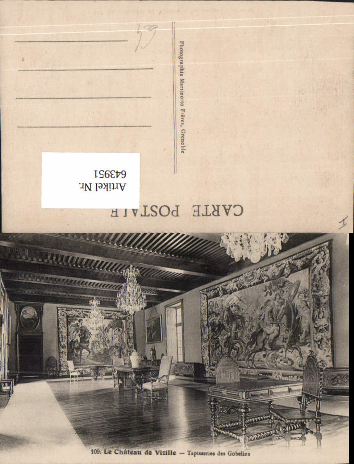 643951,Chateau Vizille Isere Dauphine Luster Salon
