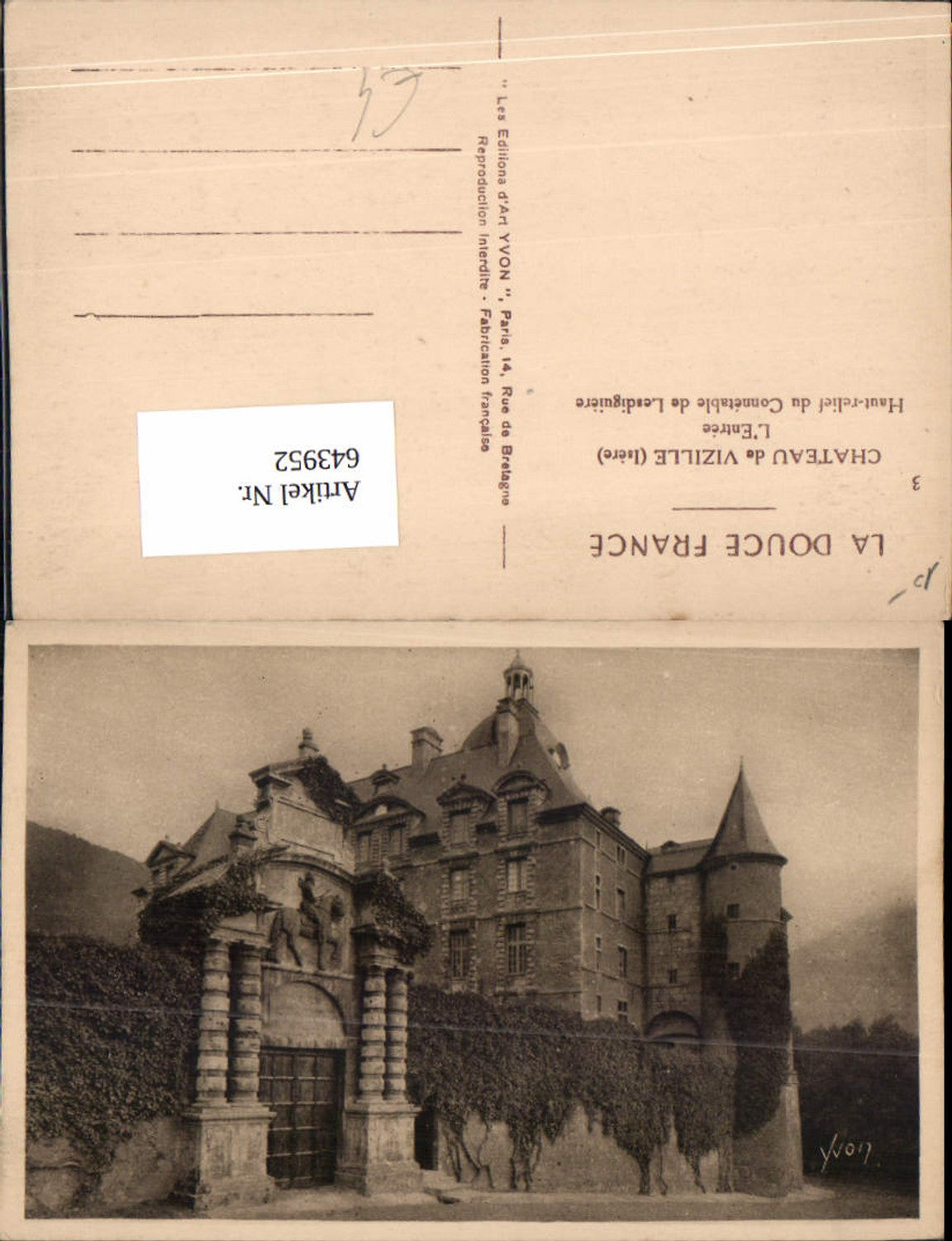 643952,Chateau Vizille Isere Dauphine