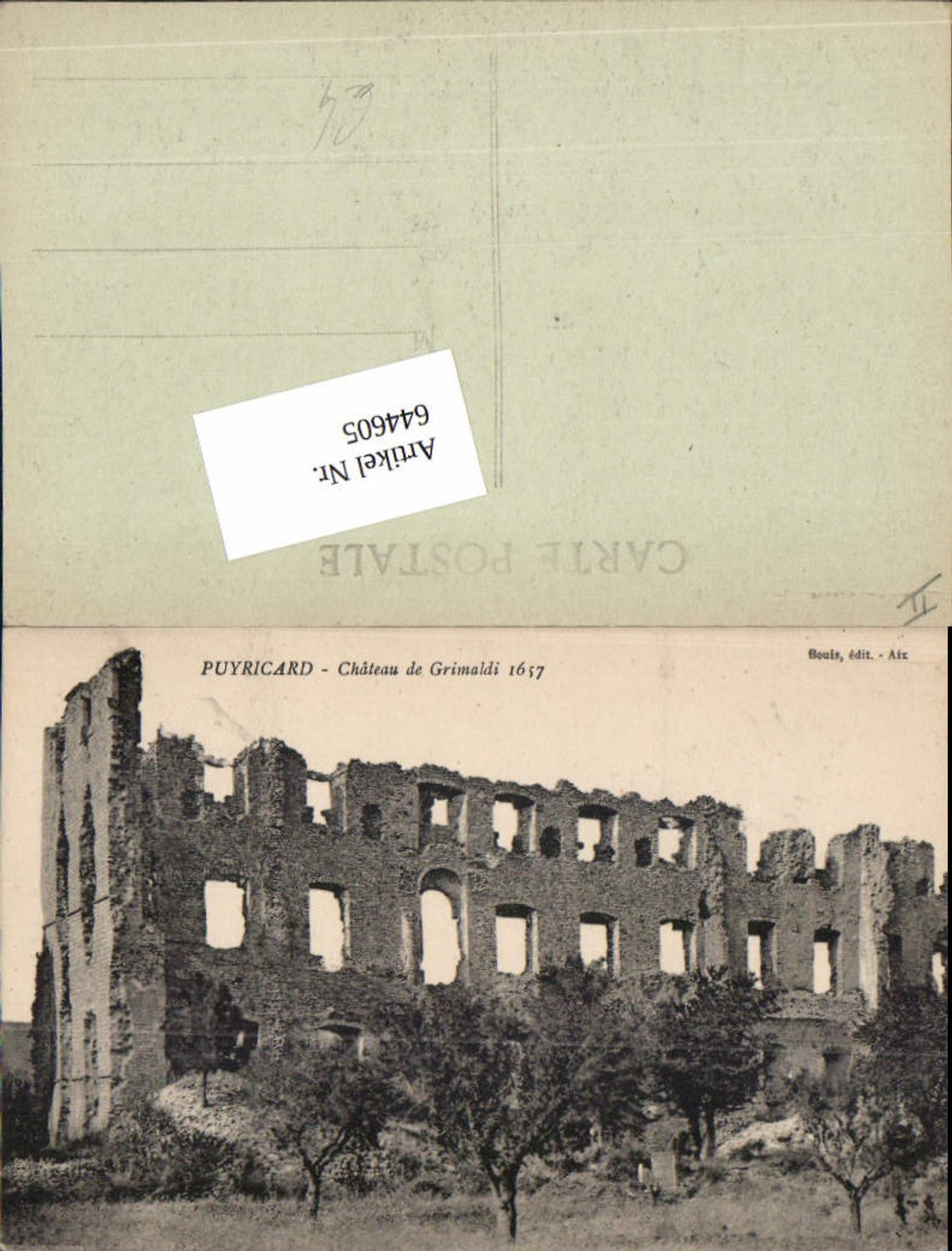 644605,Aix-en-Provence Bouches de Rhone Puyricard Chateau Grimaldi