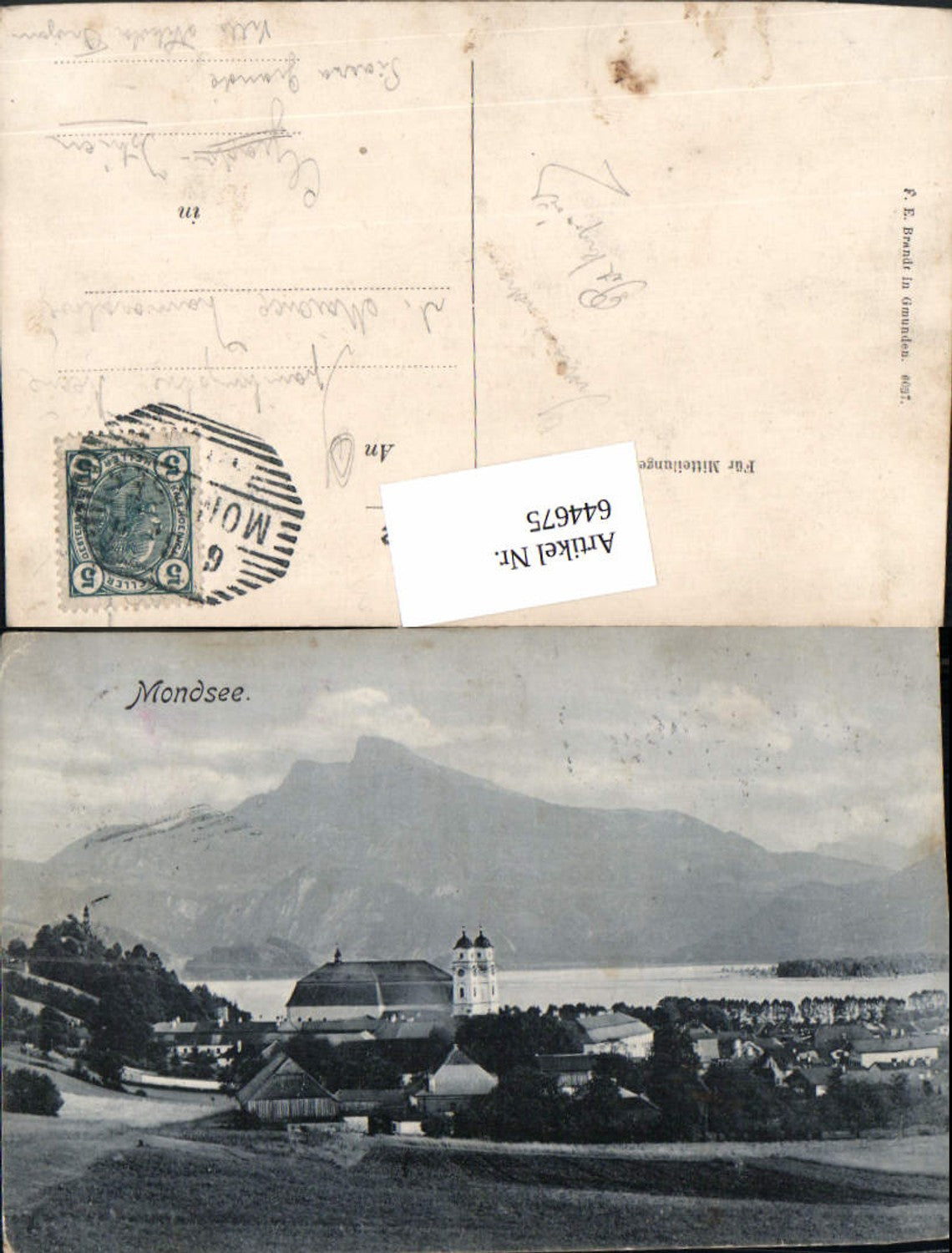 644675,Mondsee Totale pub F.E. Brandt 6037