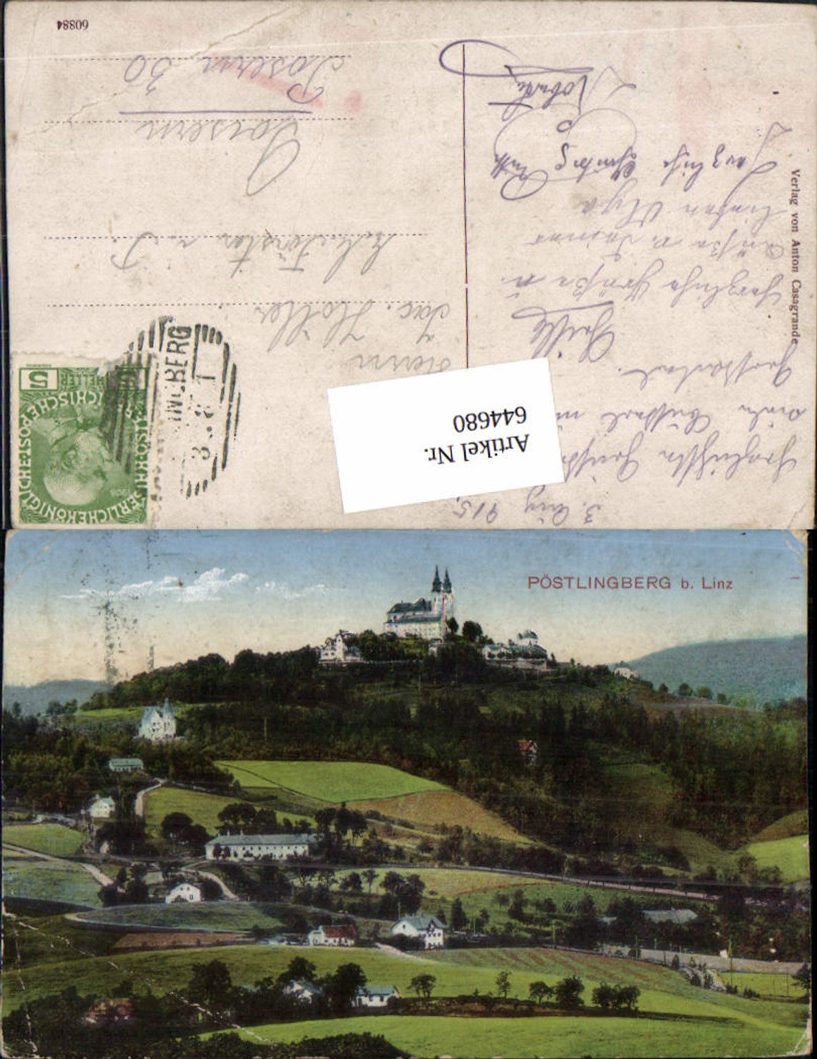 644680,Linz an der Donau Pöstlingberg Villa Hagen 1915