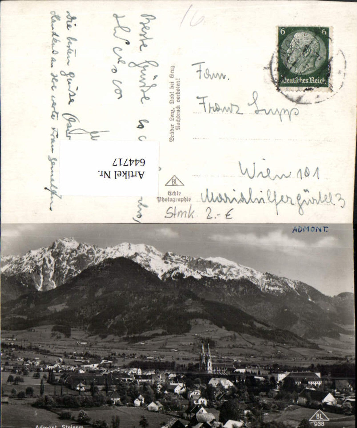 Alte Ansichtskarte – Old Postcard