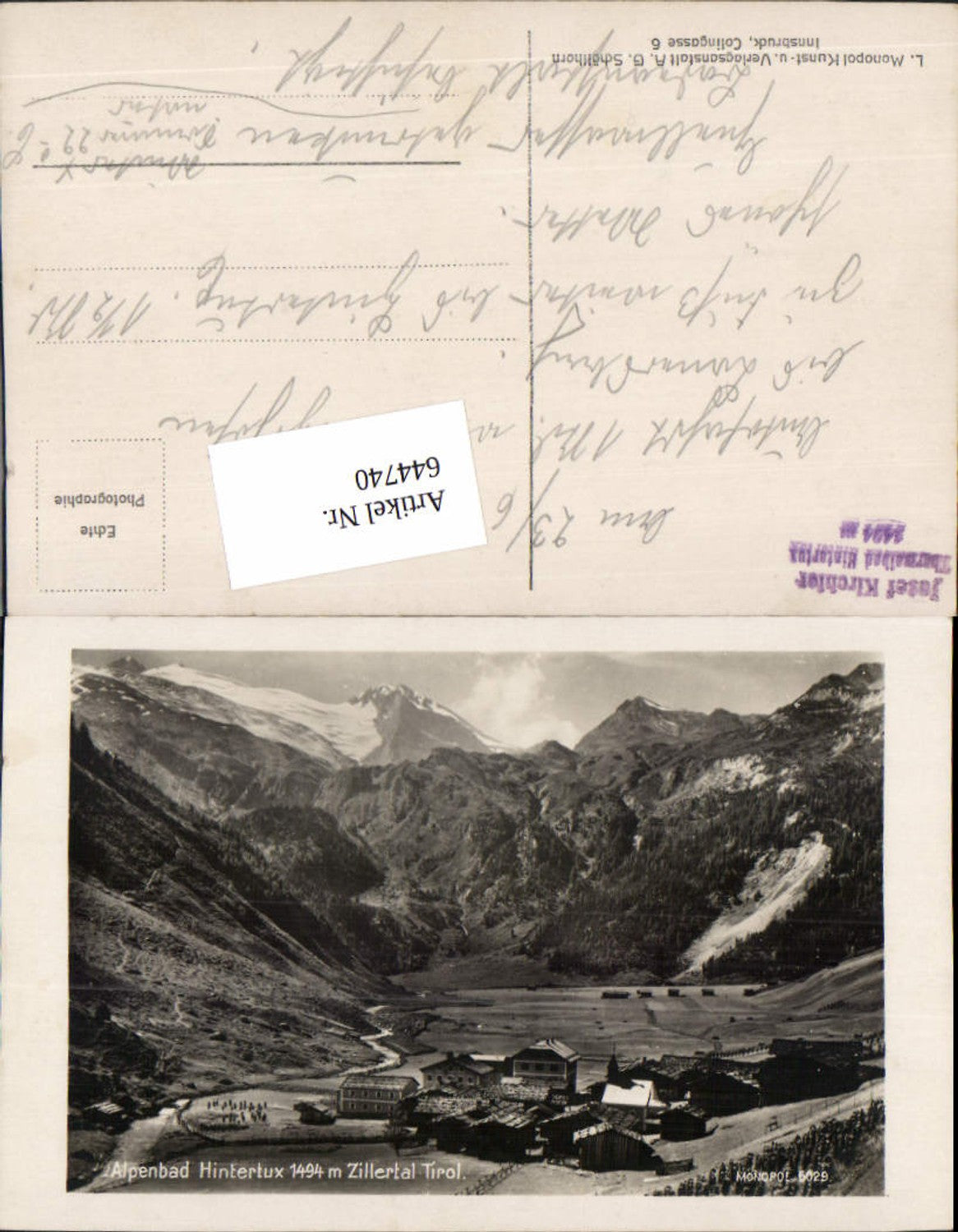 Alte Ansichtskarte – Old Postcard