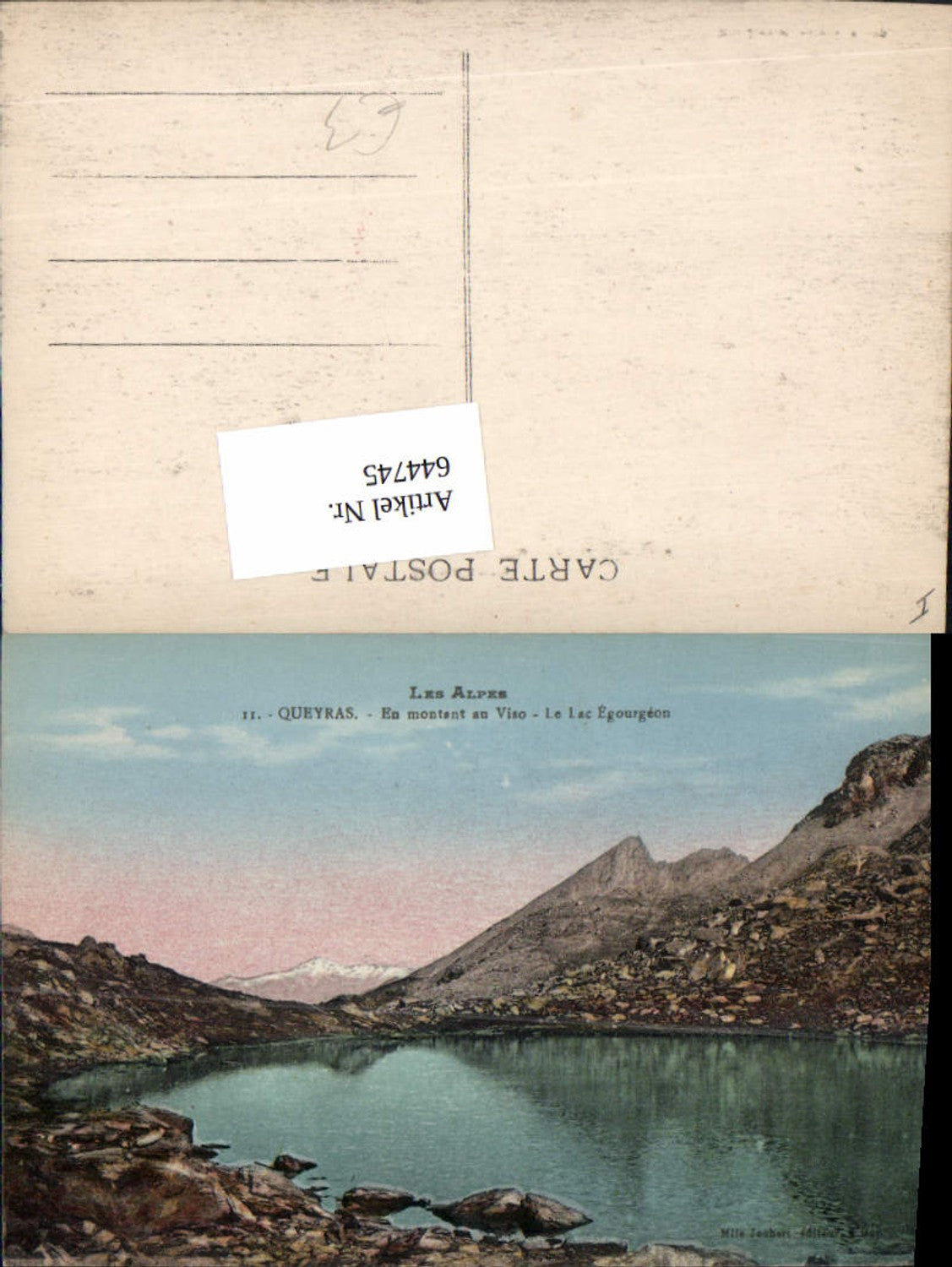 644745,Queyras Arvieux Lac Egourgeon hautes Alpes