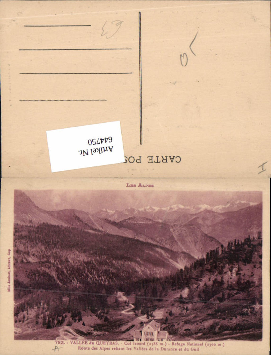 644750,Queyras Arvieux Briancon au refuge du Col Izoard