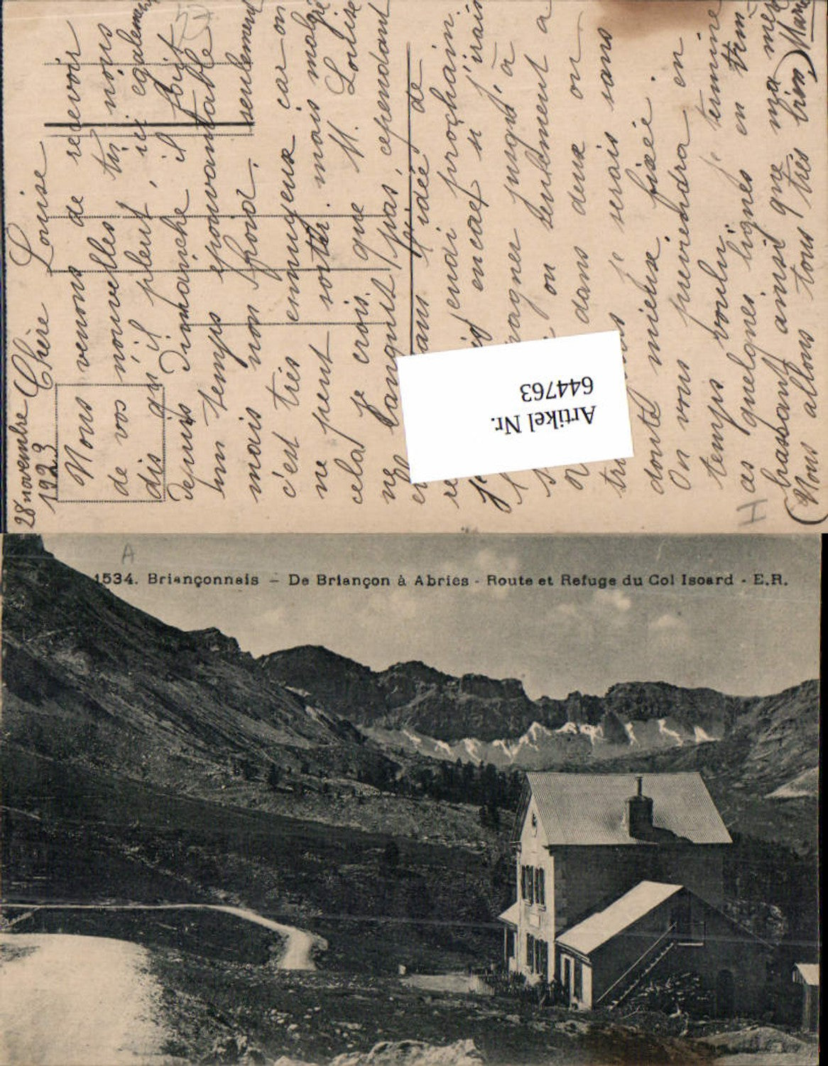 644763,Queyras Arvieux Col Izoard refuge Hautes Alpes Briancon