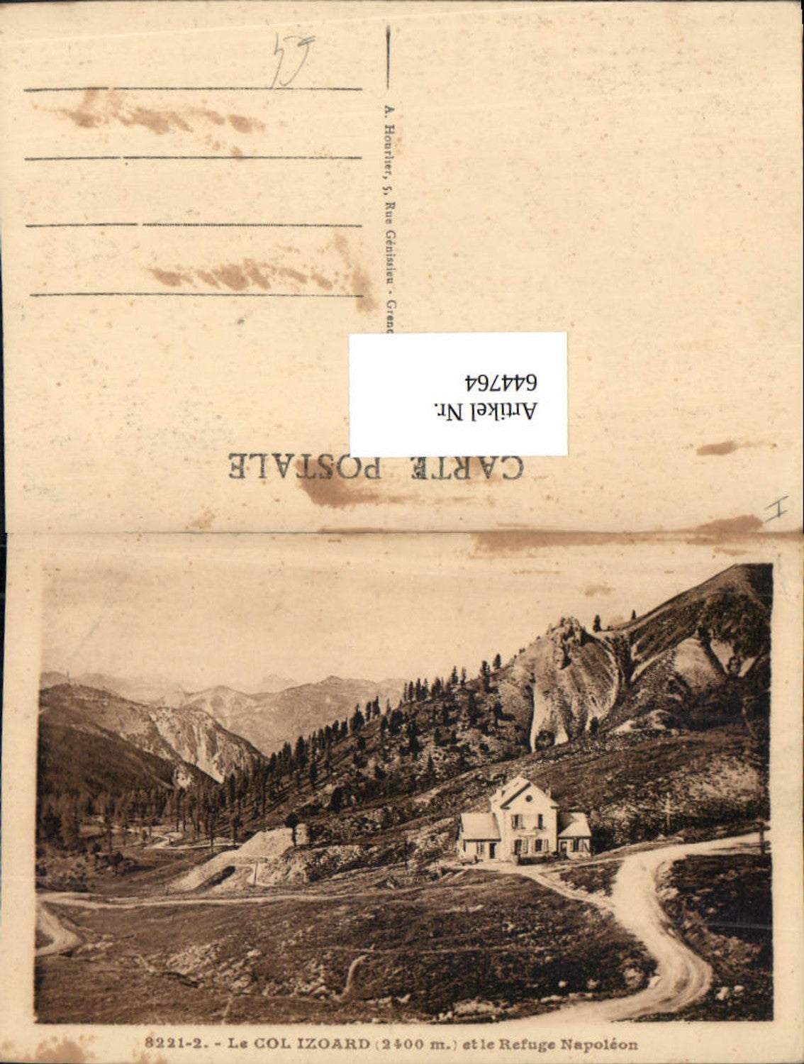 644764,Queyras Arvieux Col Izoard refuge Briancon Hautes Alpes Napoleon