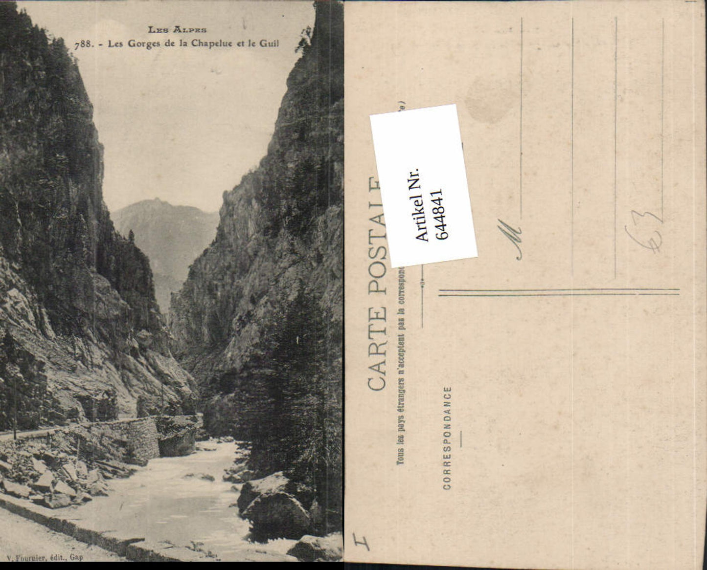 644841,Queyras Arvieux Les Gorges de la La Chapelle Hautes Alpes Briancon