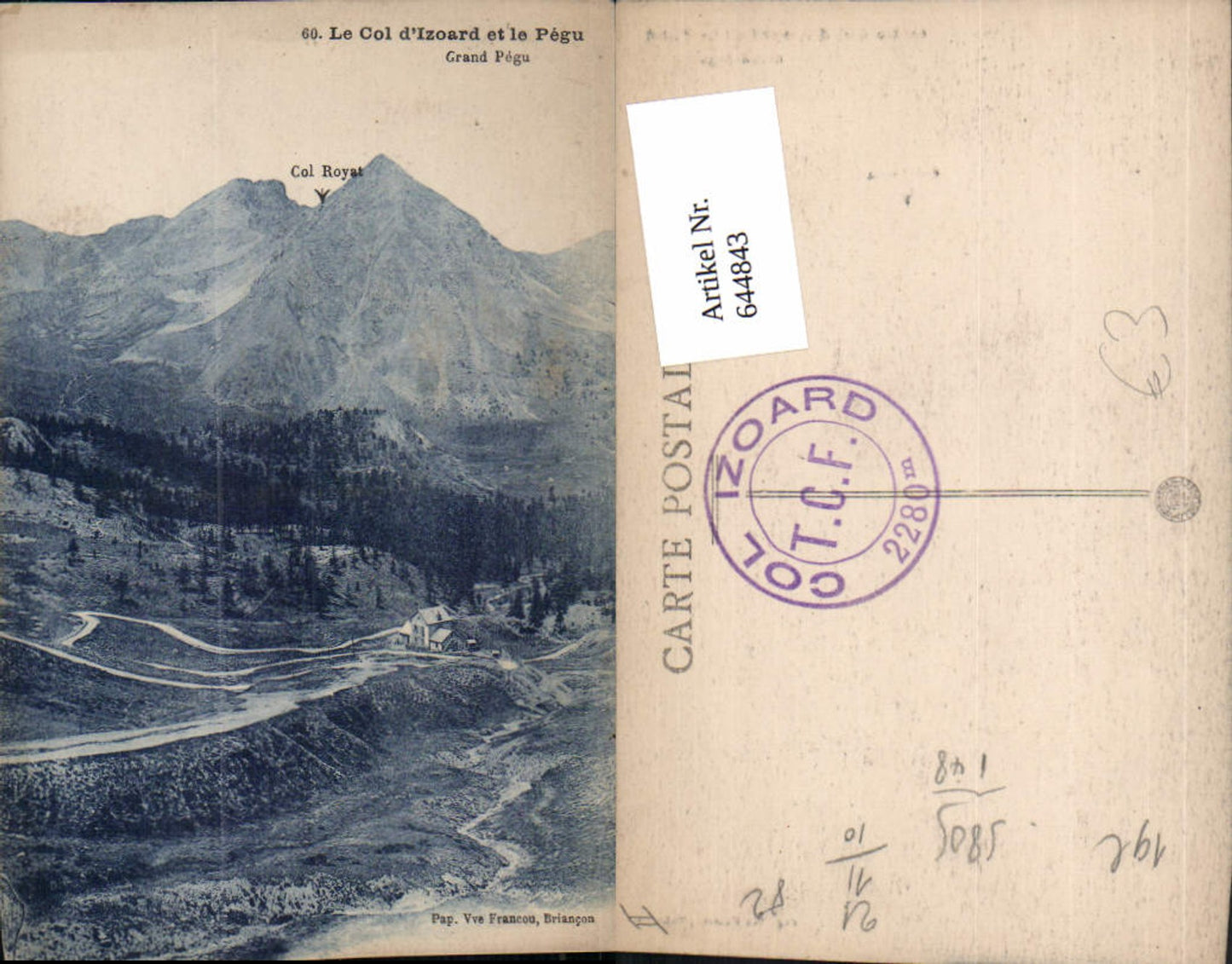 644843,Queyras Arvieux Les Gorges de la La Chapelle Hautes Alpes Briancon