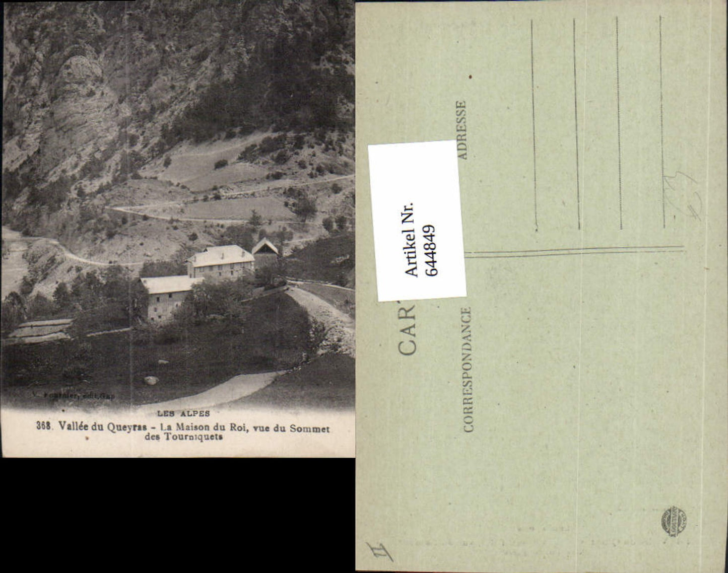 644849,Queyras Arvieux Les Gorges de la La Chapelle Hautes Alpes Briancon