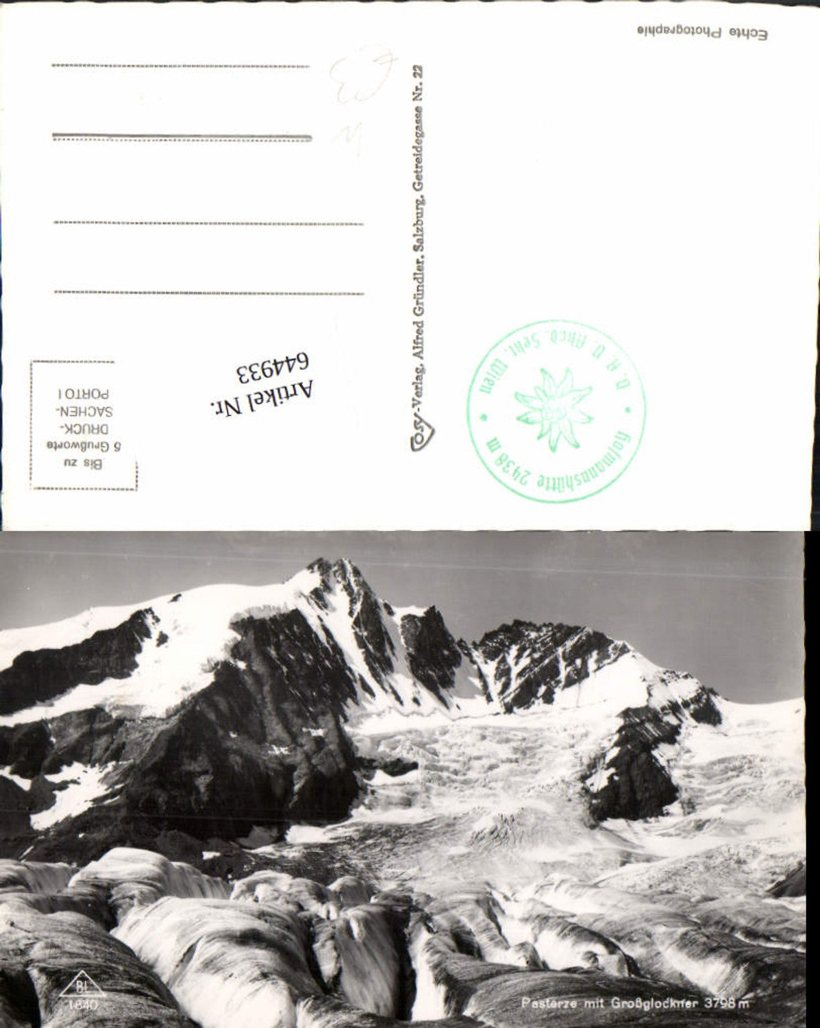 644933,Grossglockner Hochalpenstraße Heiligenblut Gletscher Pasterze