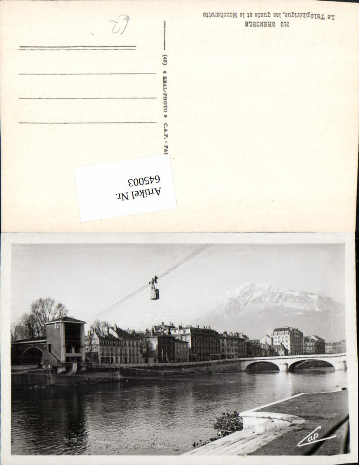 645003,Grenoble Isere Le Telepherique Quais et le Moucherotte