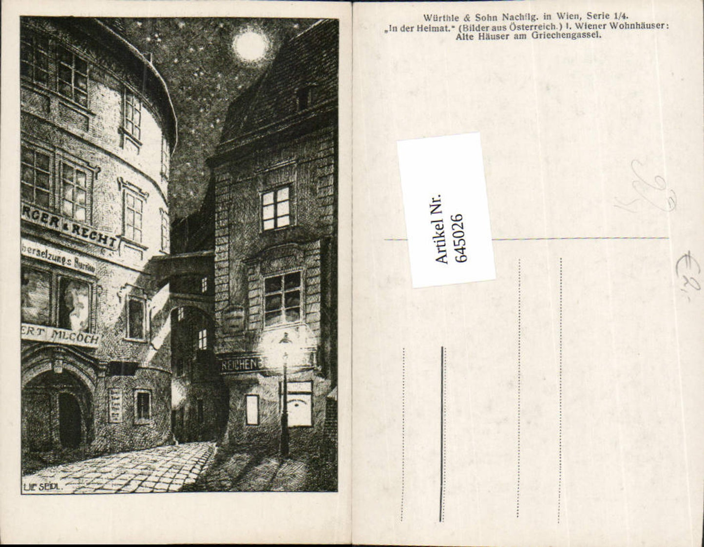 Alte Ansichtskarte – Old Postcard