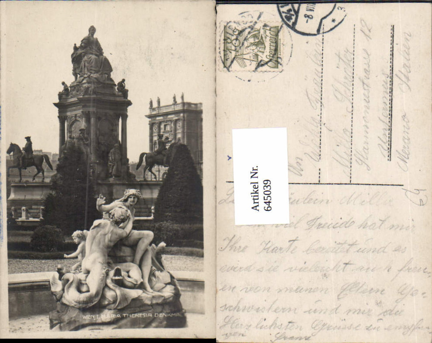Alte Ansichtskarte – Old Postcard