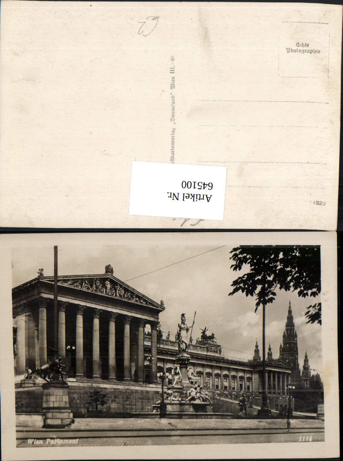 Alte Ansichtskarte – Old Postcard