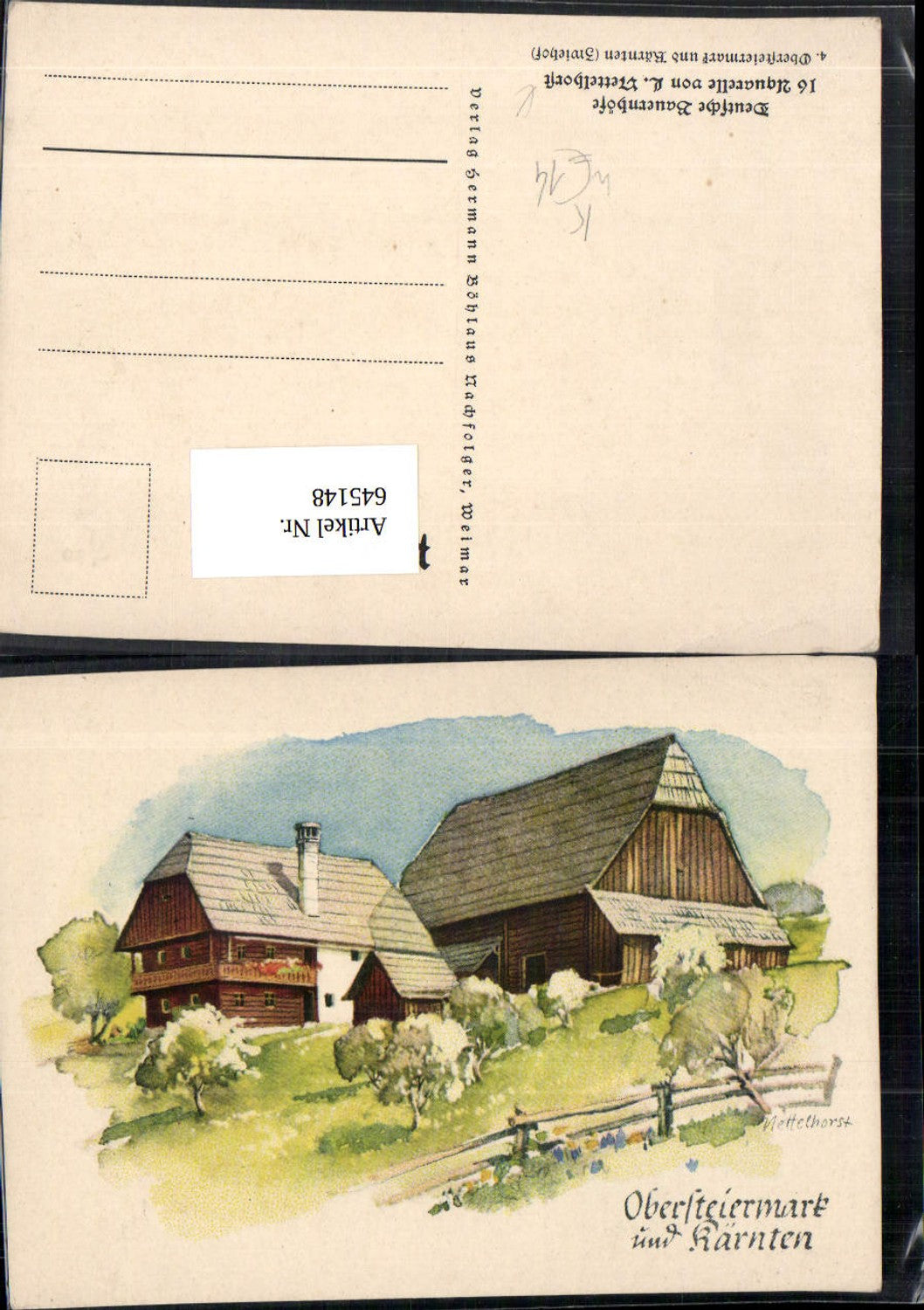 Alte Ansichtskarte – Old Postcard