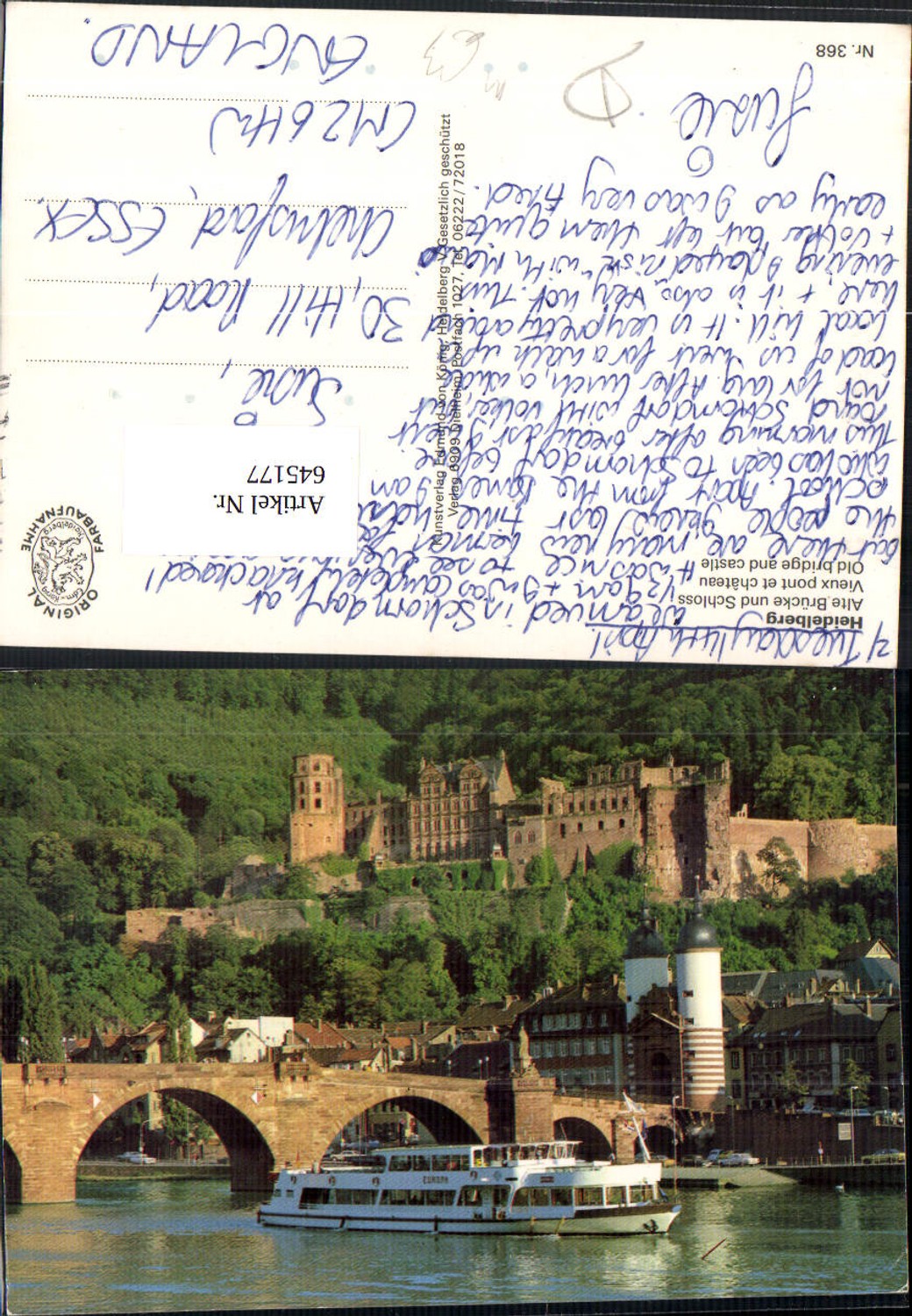 Alte Ansichtskarte – Old Postcard