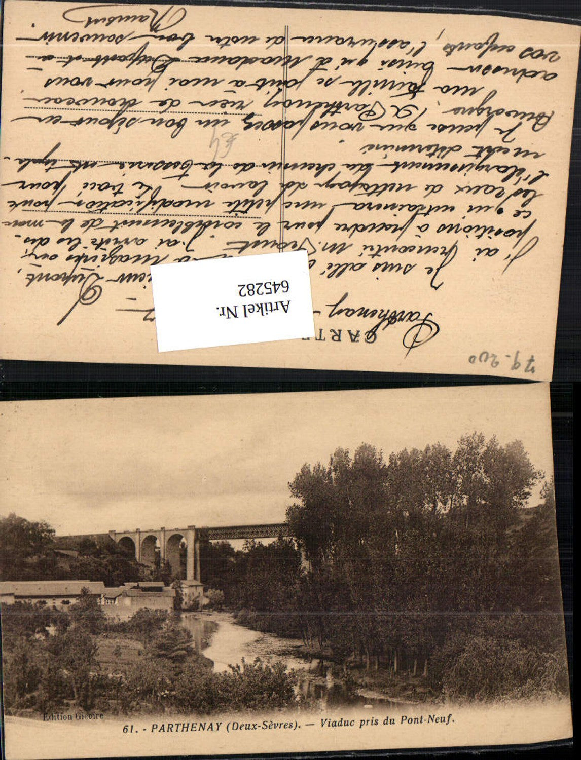 645282,Parthenay Deux Sevres Viadukt Viaduc Deux Sevres Pont Neuf