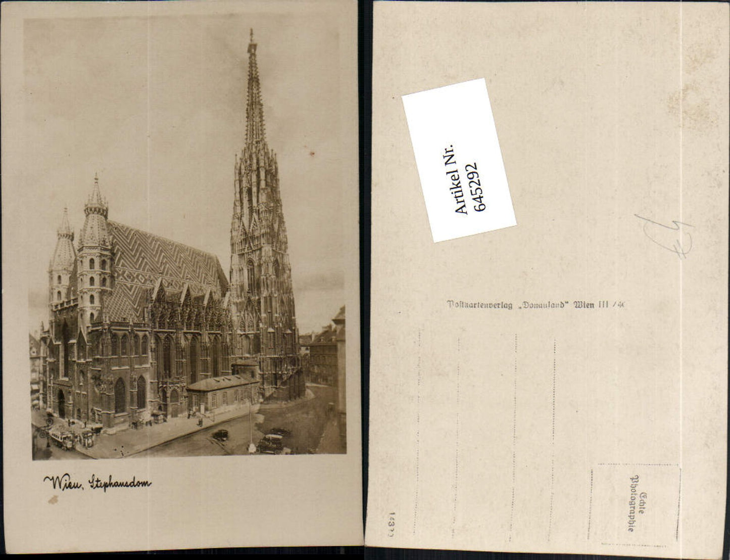 Alte Ansichtskarte – Old Postcard