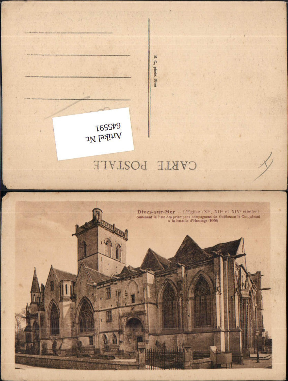 545591,Dives sur mer Kirche Eglise