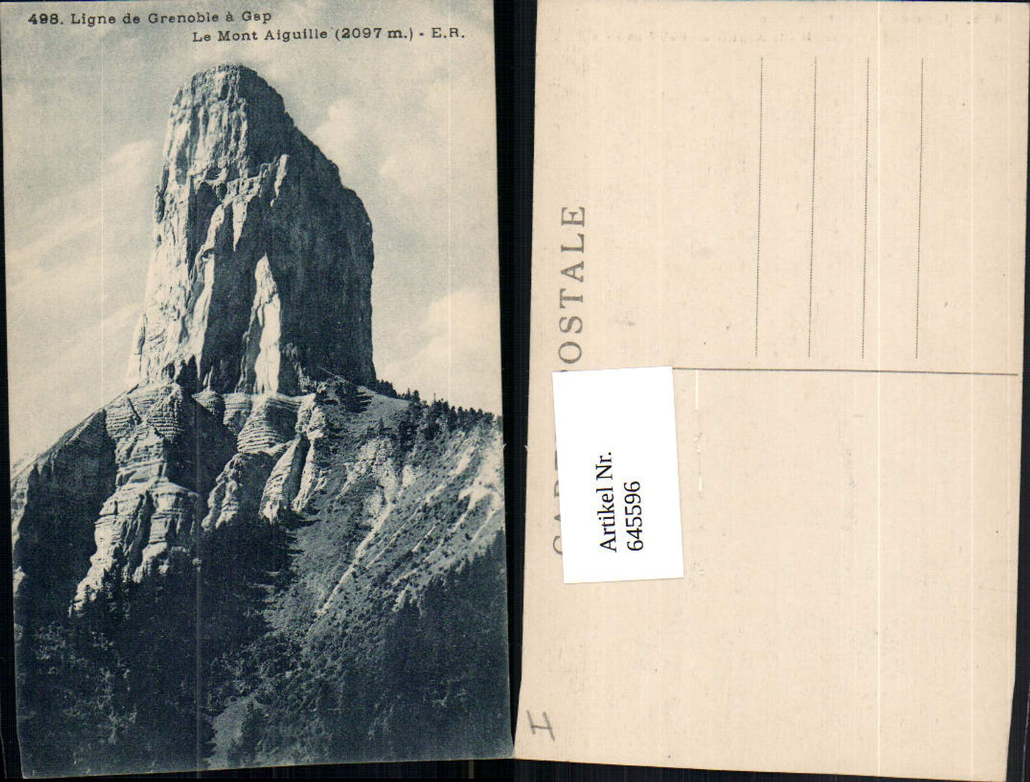 545596,Ligne de Grenoble Isere Le Mont Aiguille Mens