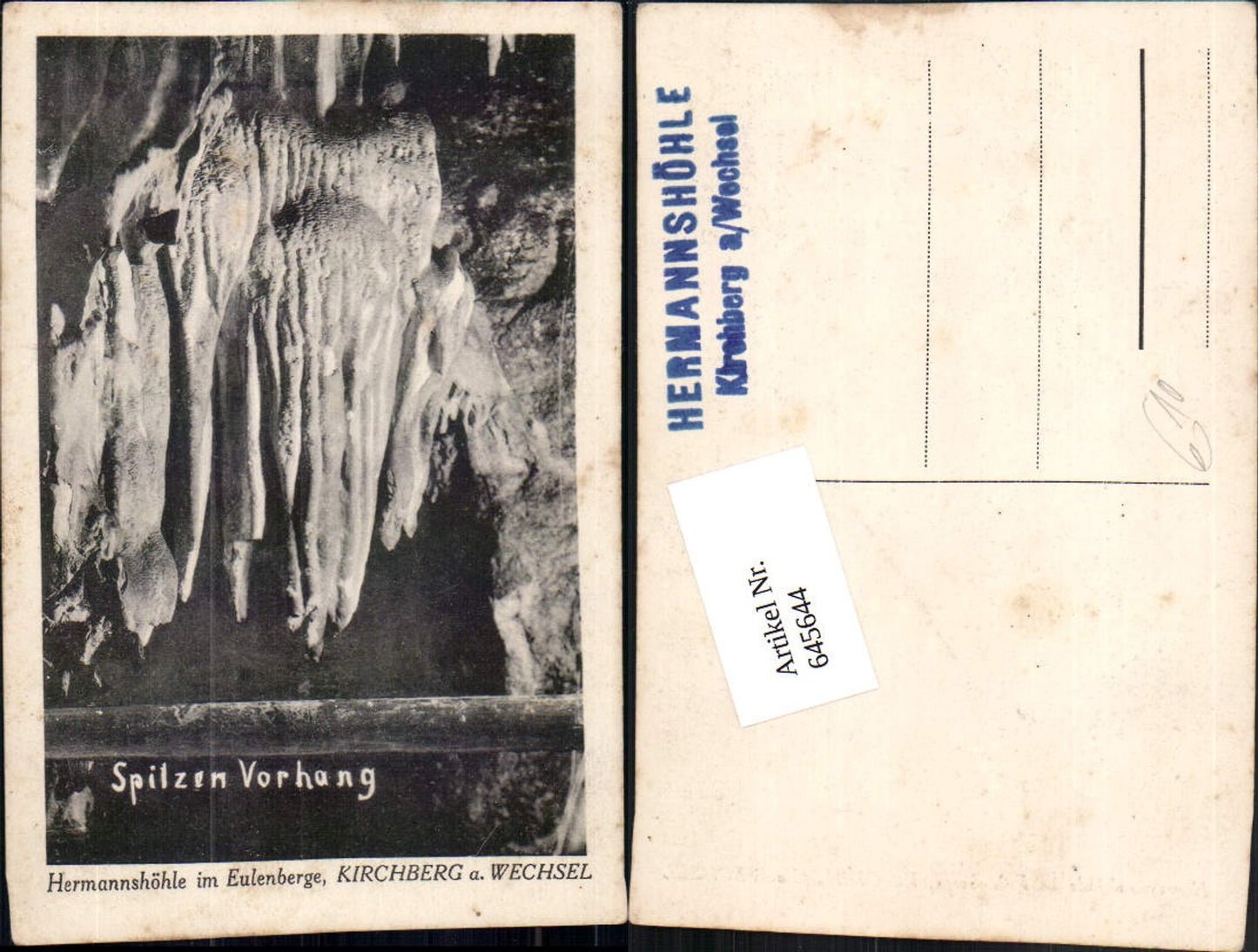 545644,Hermannshöhle Kirchberg am Wechsel Eulenberg