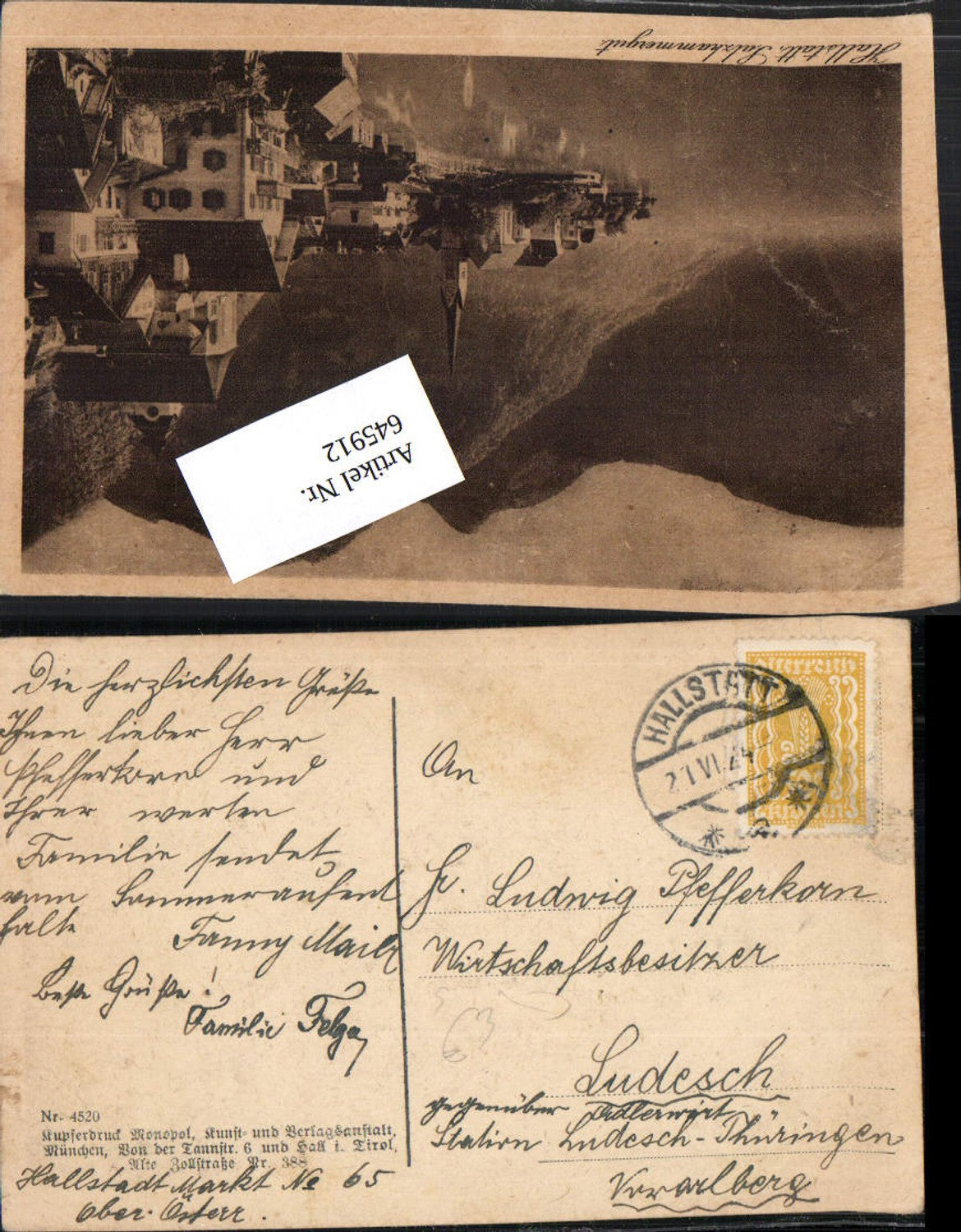 Alte Ansichtskarte – Old Postcard