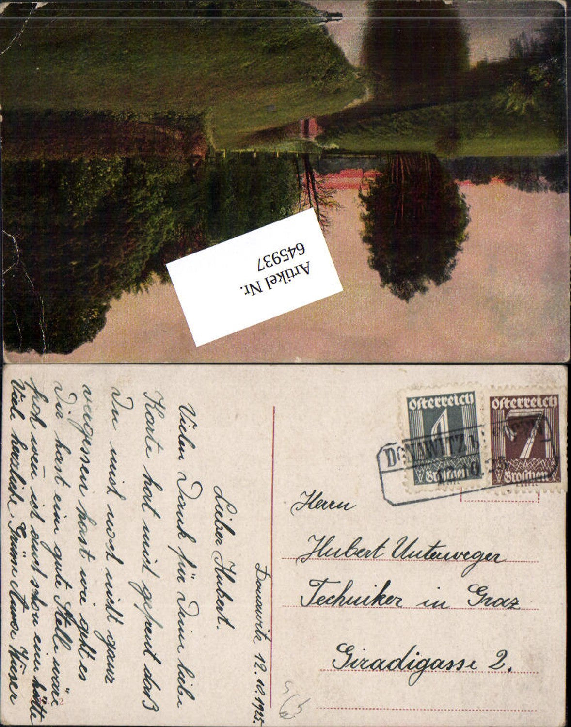Alte Ansichtskarte – Old Postcard