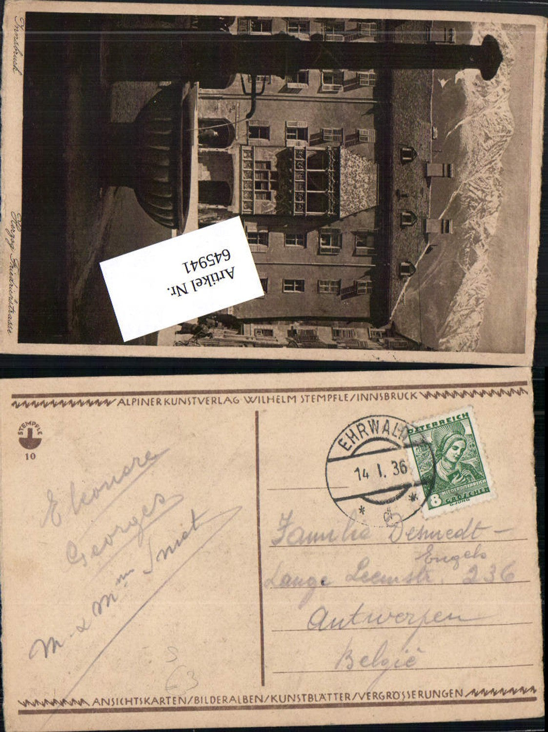 Alte Ansichtskarte – Old Postcard