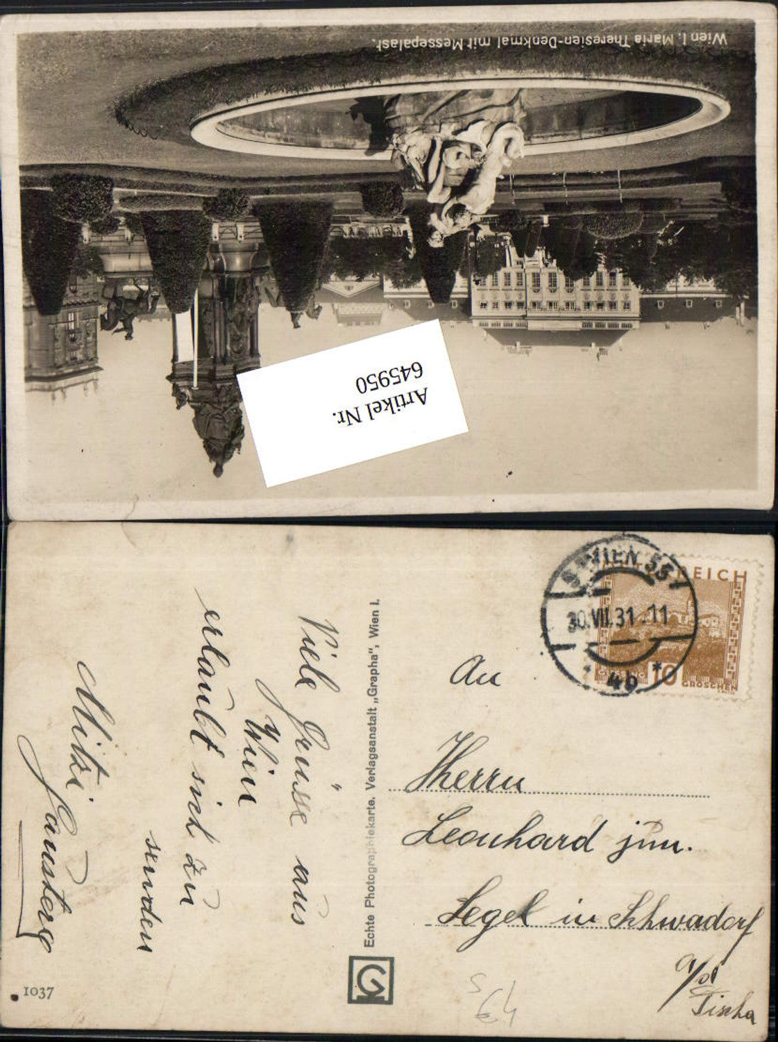 Alte Ansichtskarte – Old Postcard